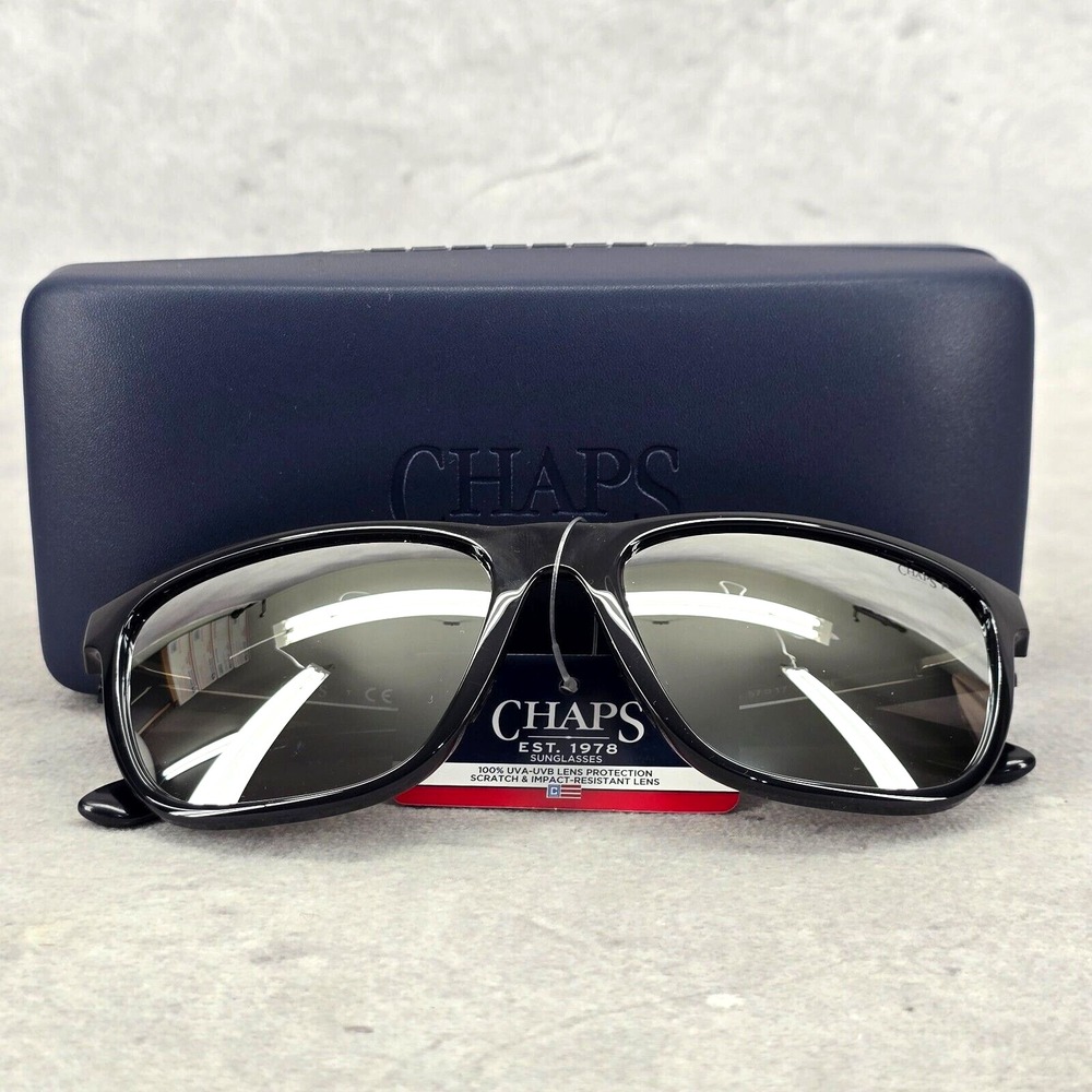 New‎ Chaps Classic Black Sunglasses Mirror Polarized - CP5003